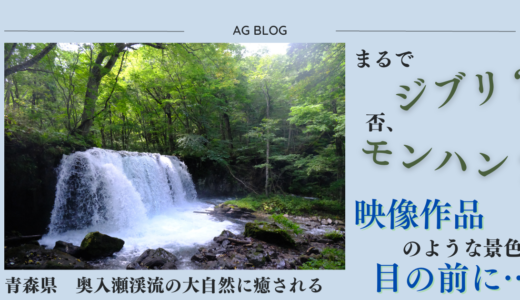 青森県、奥入瀬渓流の大自然。それはまるでジブリの世界…
