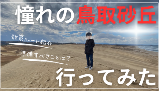 鳥取砂丘を散策してみて感じたこと