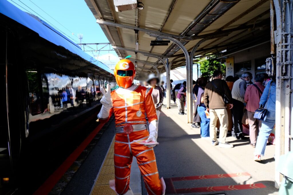 玉名駅に居た謎のキャラ