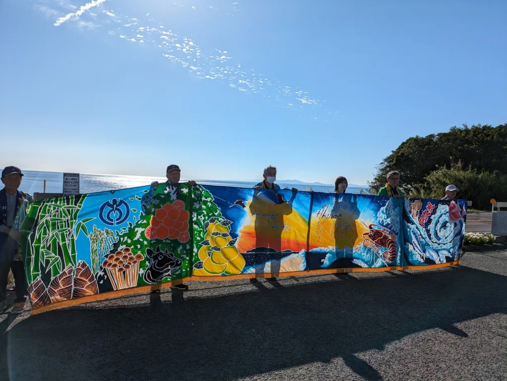 牛ノ浜駅でのおもてなし