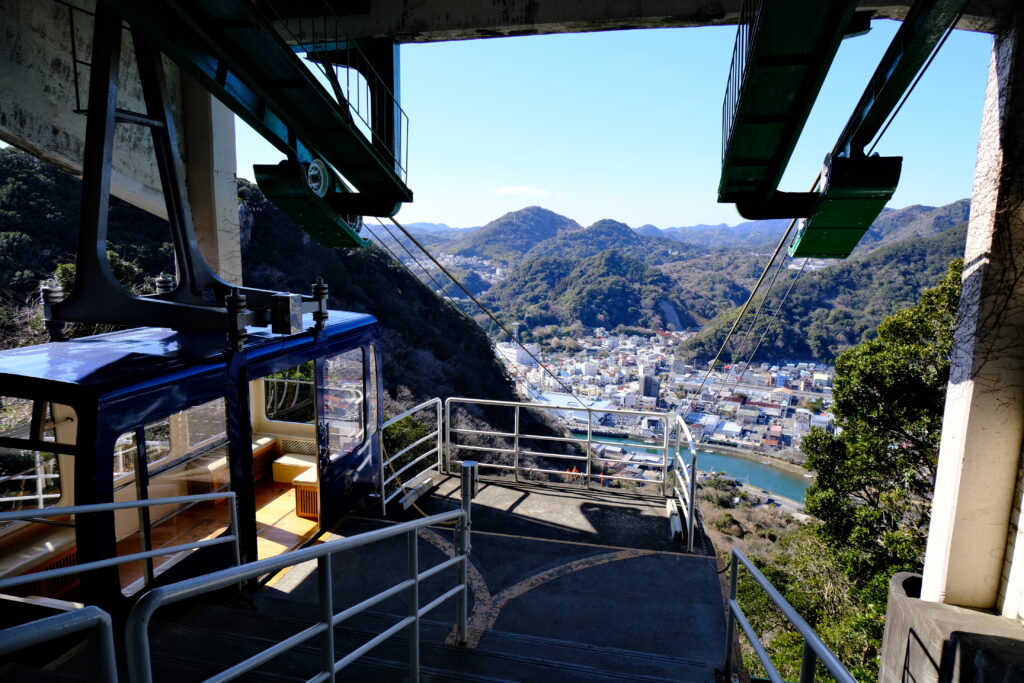 下田ロープウェイ寝姿山駅からの景色