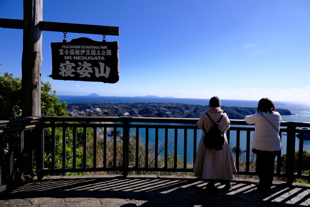 寝姿山の展望台