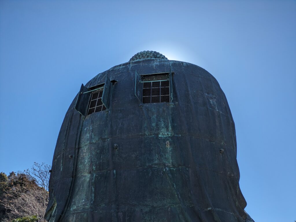 鎌倉大仏の背面