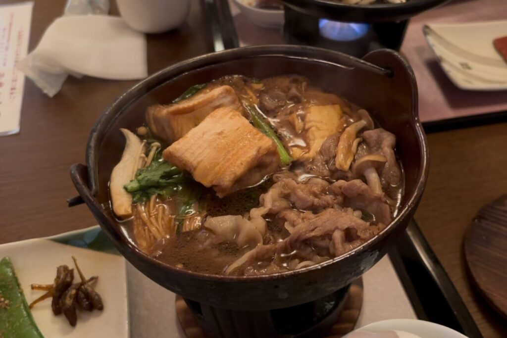 近江牛すき焼き御膳(ロース100g)