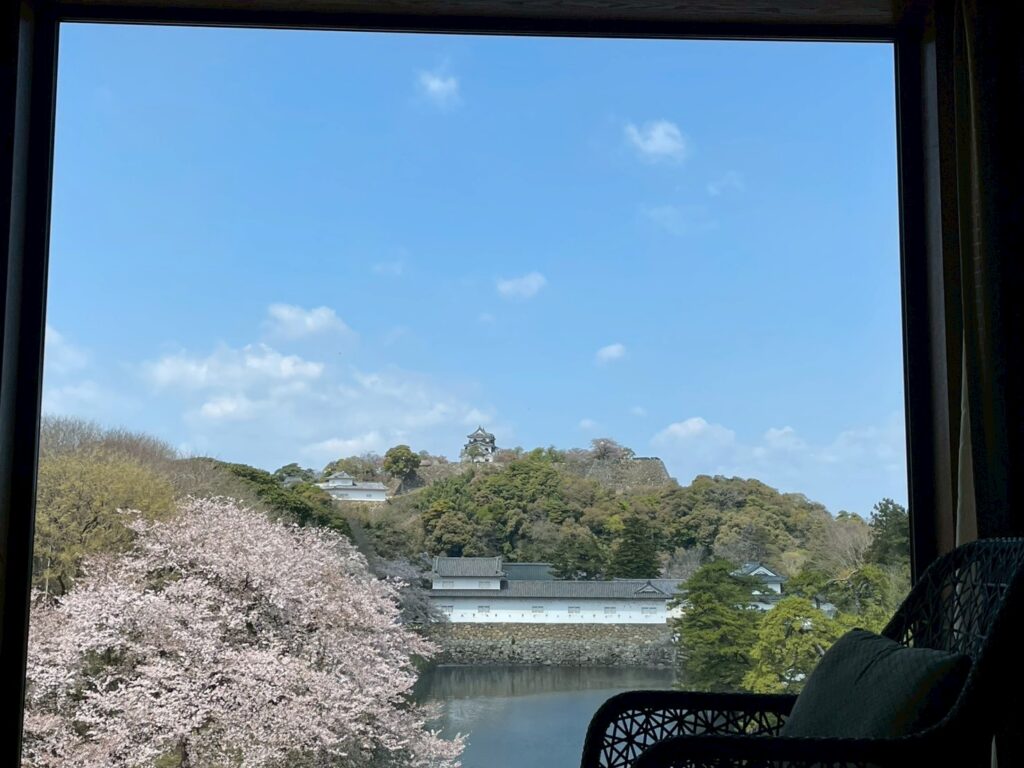 彦根キャッスル リゾート&スパの部屋から見る景色