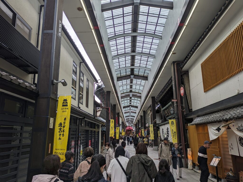 黒壁スクエアのアーケード