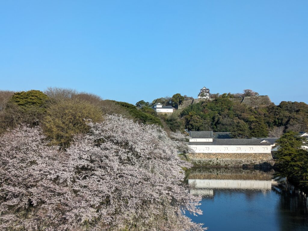 彦根キャッスル リゾート&スパの客室から見える彦根城(昼)