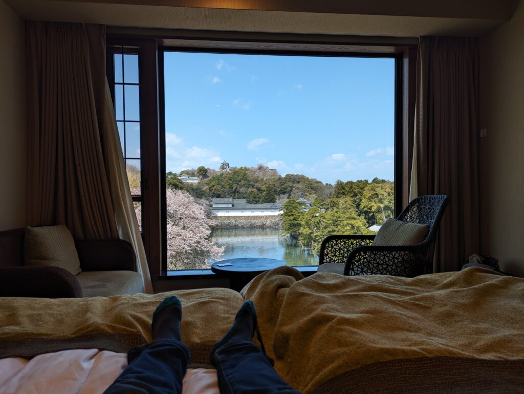 彦根キャッスル リゾート&スパの窓からの景色