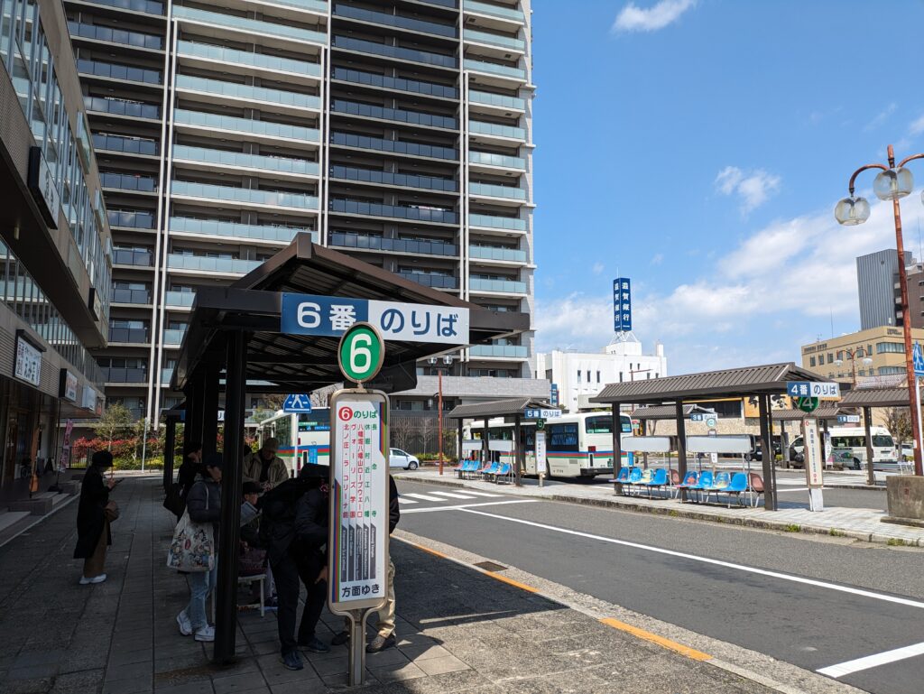 近江八幡駅のバス乗り場
