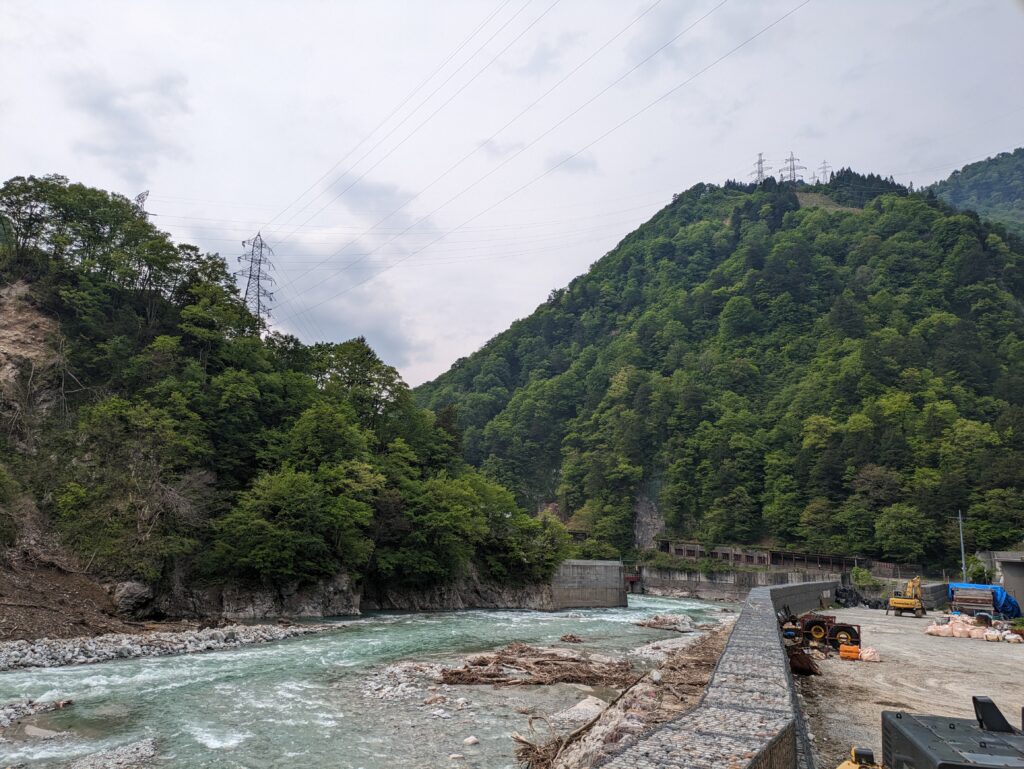 猫又駅からの景色