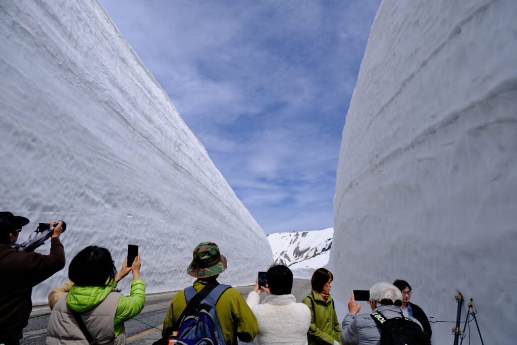 雪の大谷の最深部