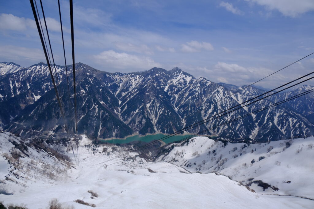 立山ロープウェイからの景色