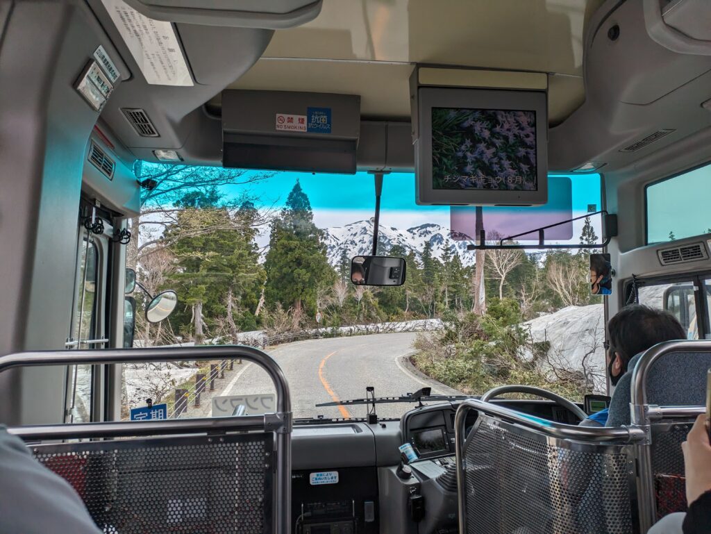 高原バスの景色