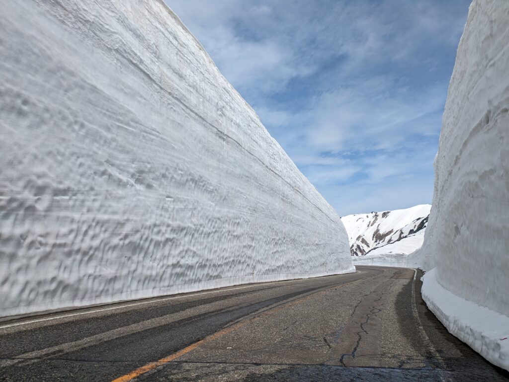 雪の大谷の最深部