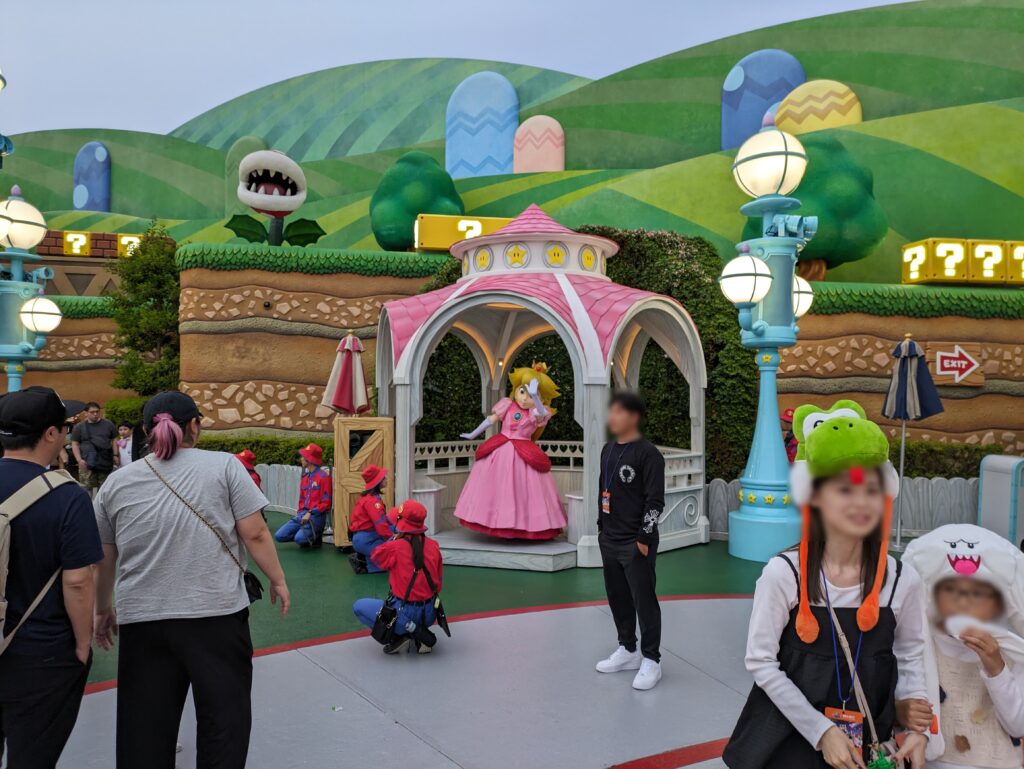 スーパー・ニンテンドー・ワールドのピーチ姫
