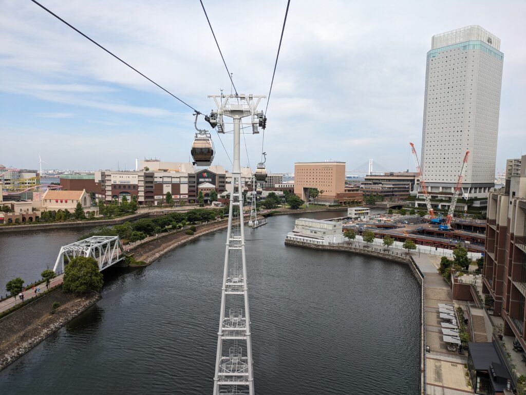 YOKOHAMA AIR CABINからの景色