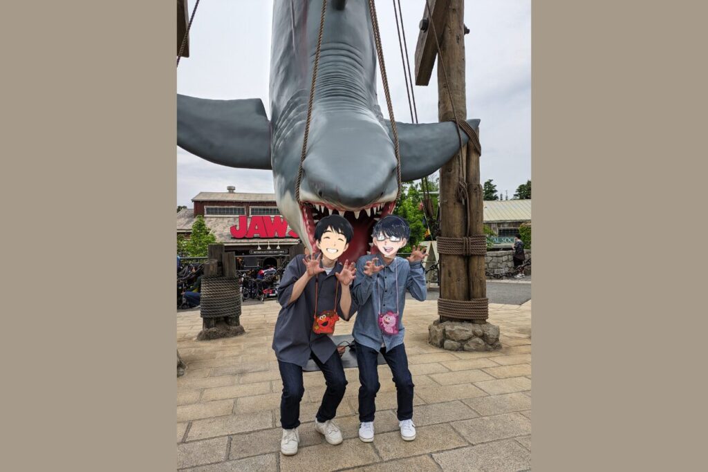 USJでの記念撮影