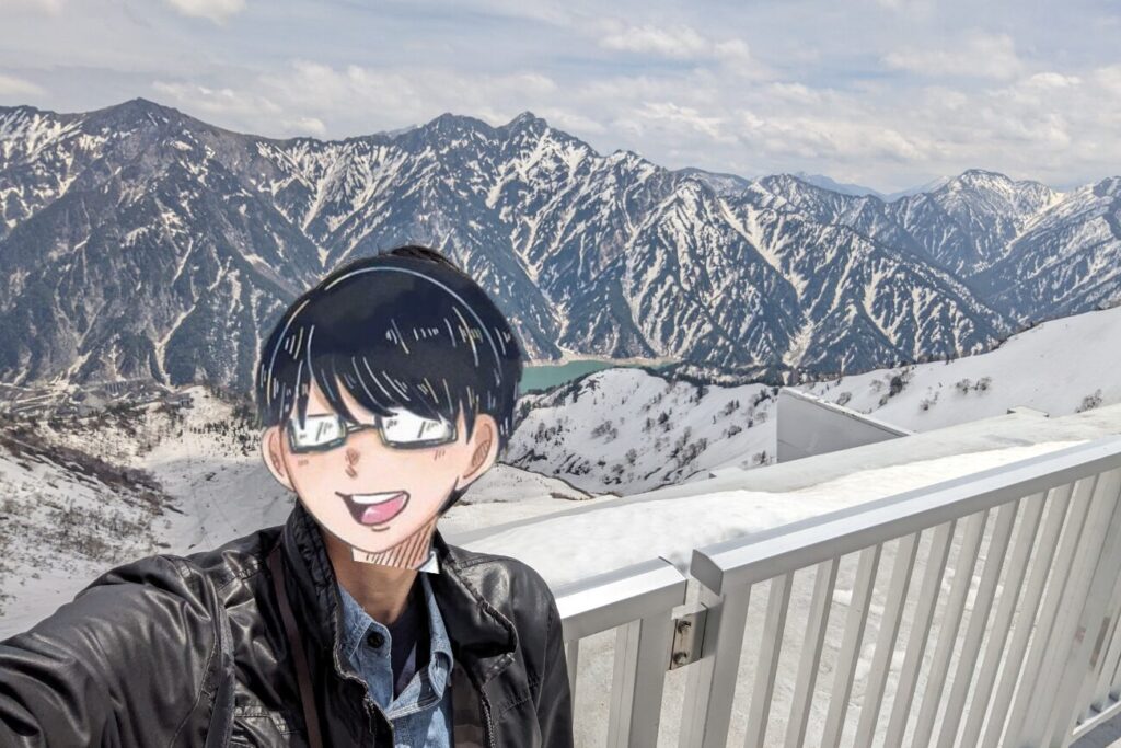 大観峰での記念撮影