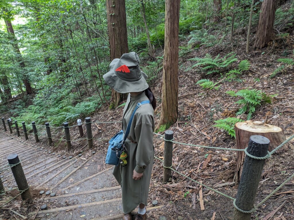 ムーミンバレーパーク内の階段