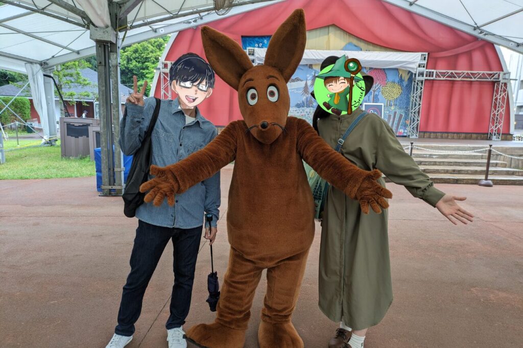 スニフとの記念撮影