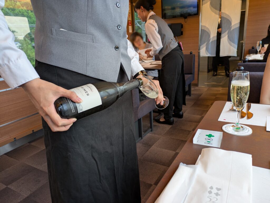 52席の至福のウェルカムドリンク