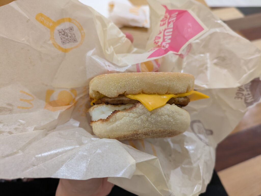 成田空港のマクドナルド