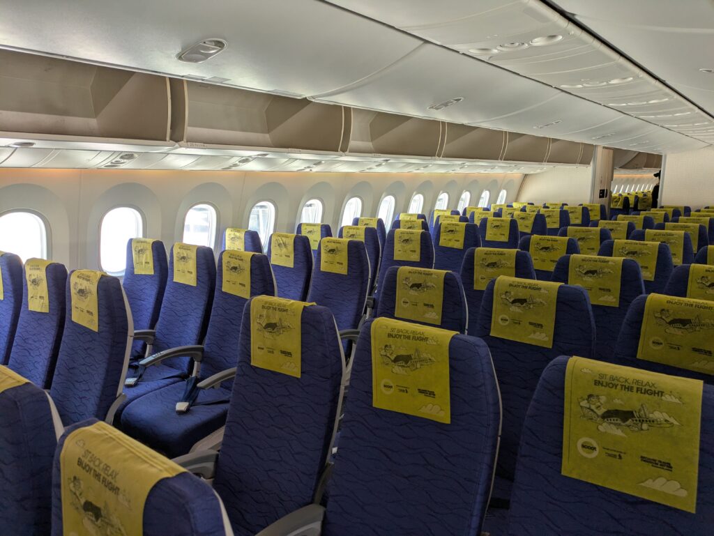 スクートの機内