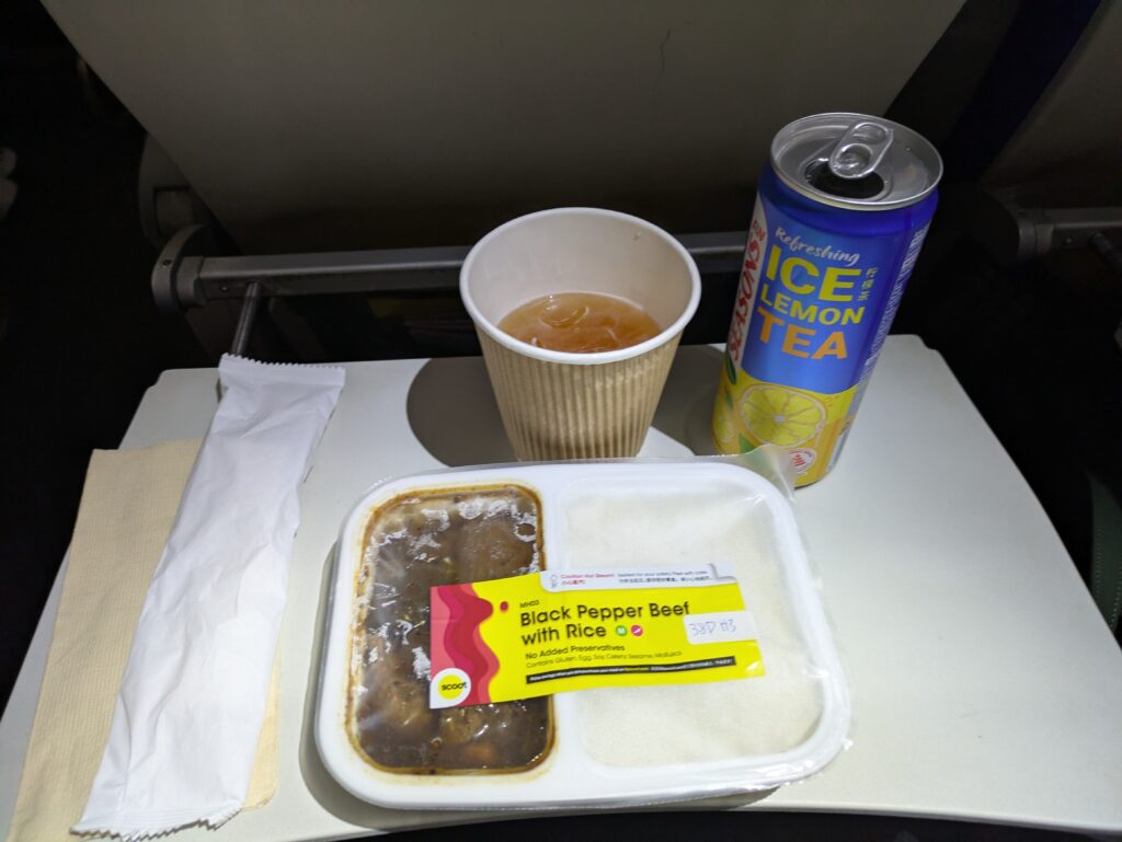 スクートの機内食