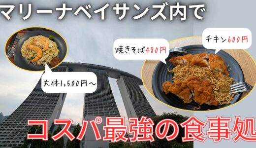 【コスパ◎】マリーナベイサンズのフードコートでおすすめのお店1選