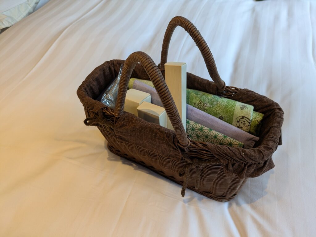 本館古勢起屋のアメニティ