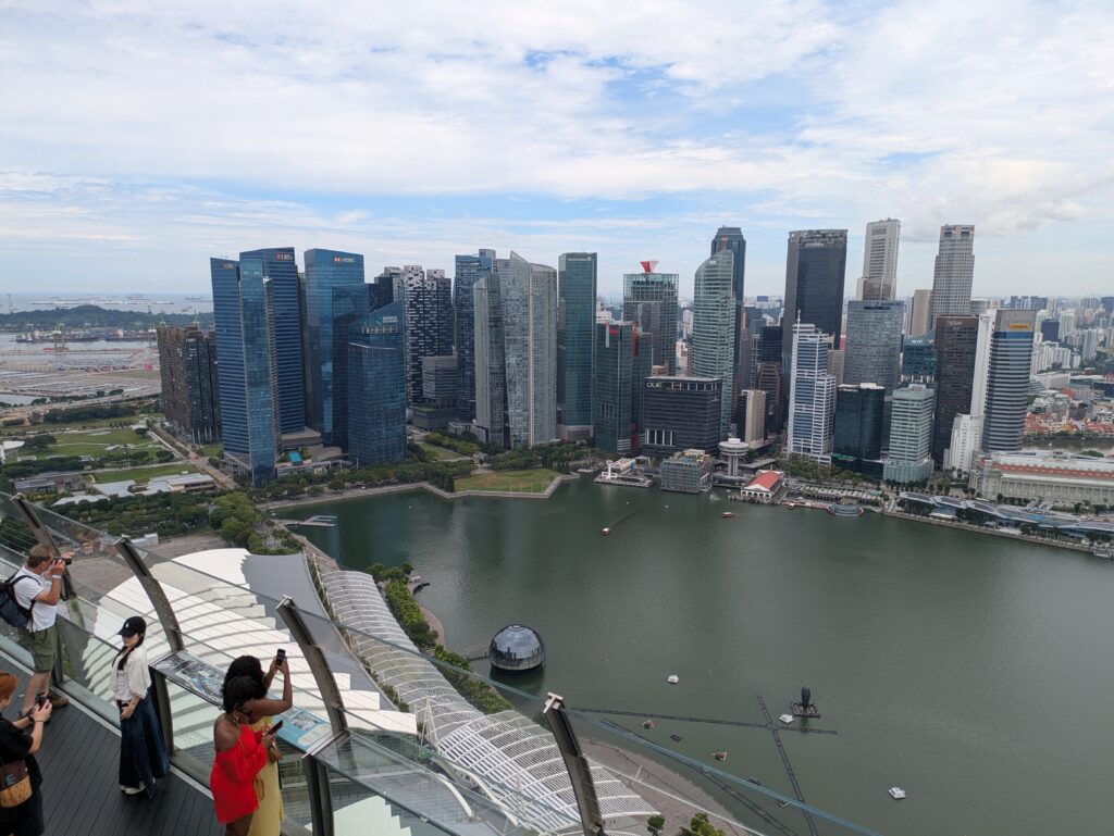 スカイパーク展望台からの景色