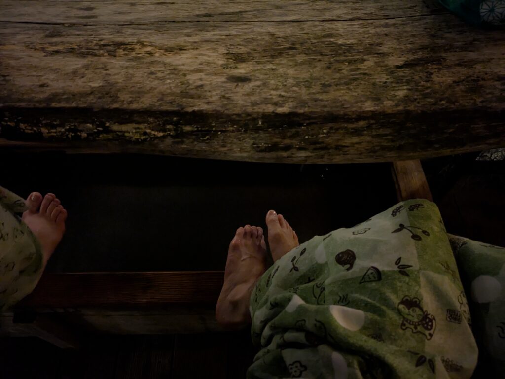 銀山温泉の足湯