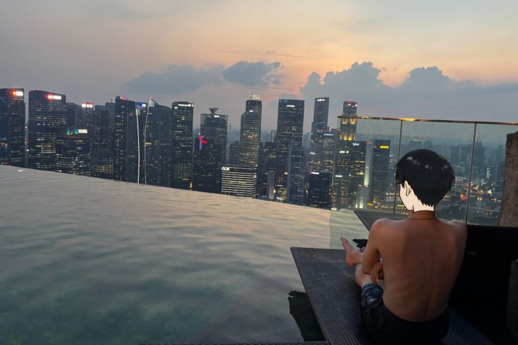 マリーナ・ベイ・サンズのインフィニティプール