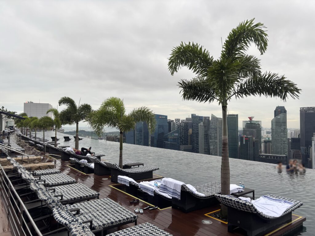 マリーナベイサンズのプール