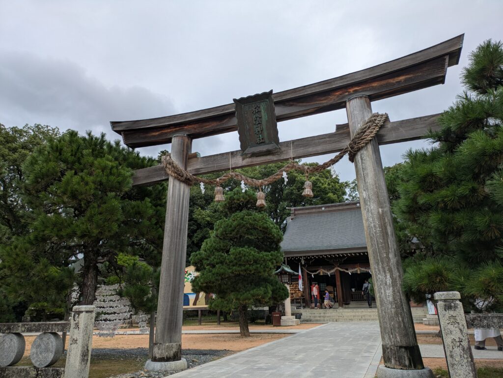 松陰神社の鳥居