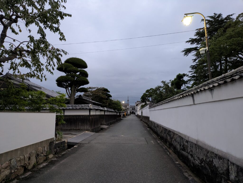 萩城下町の様子