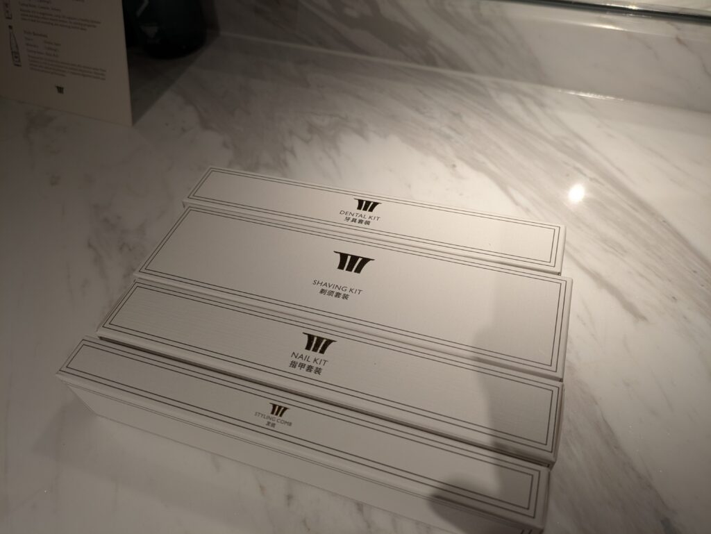 マリーナベイサンズのアメニティ