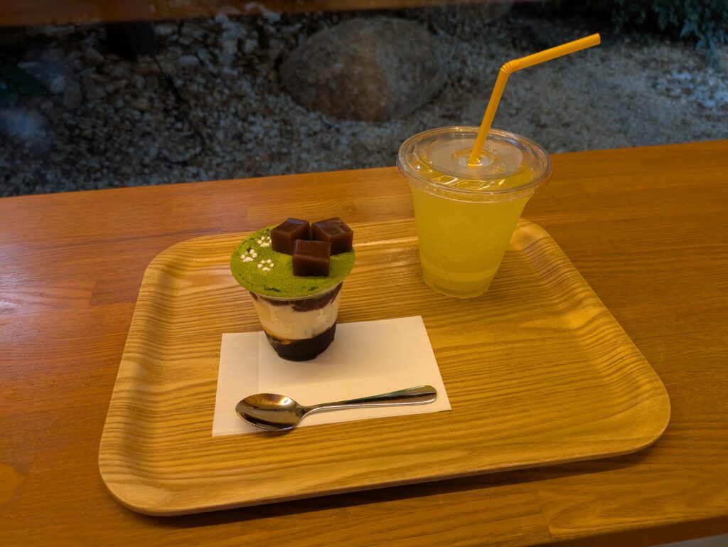 狐の足あとでのスイーツ