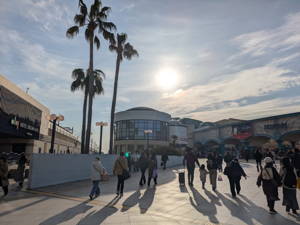 ディズニーリゾートライン付近