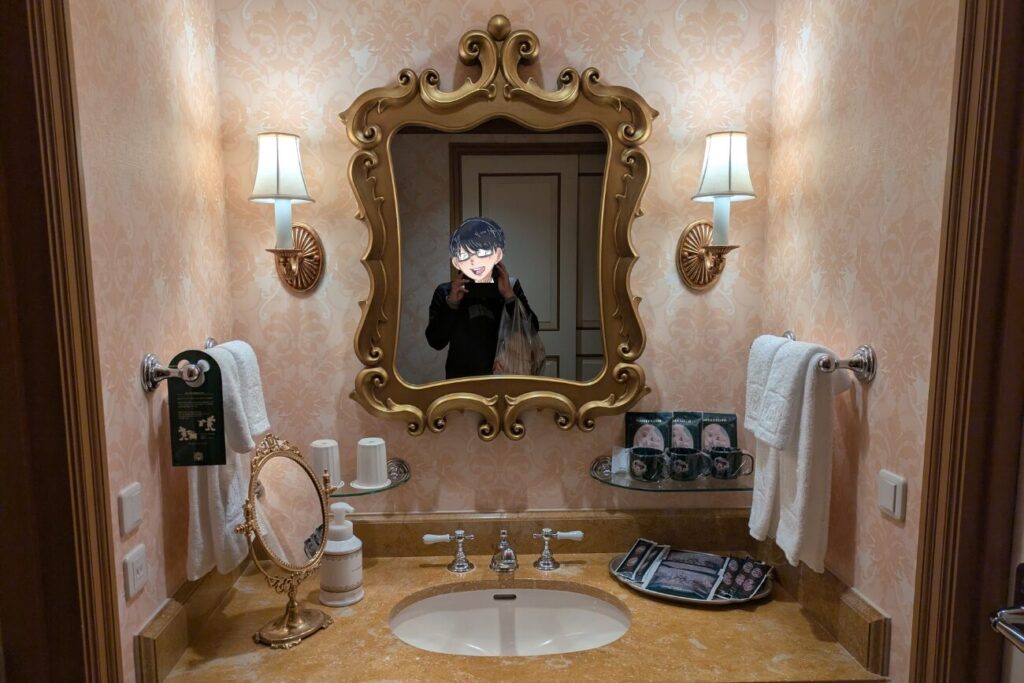 ホテルミラコスタの洗面所