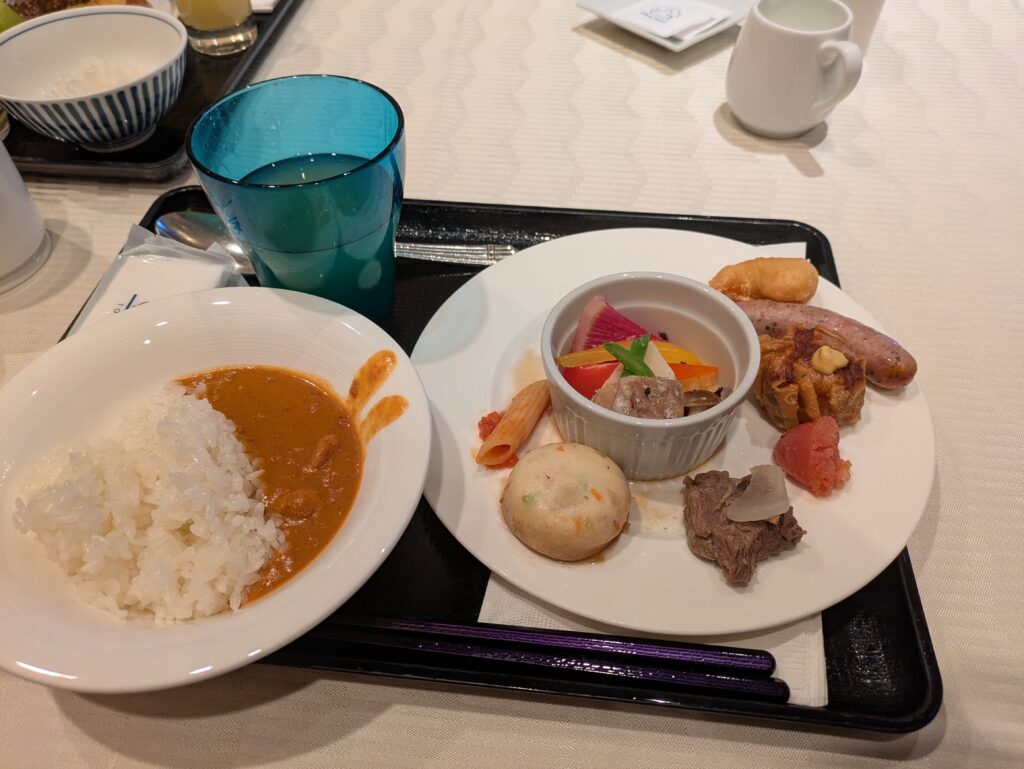 オチェーアノで食べた朝食