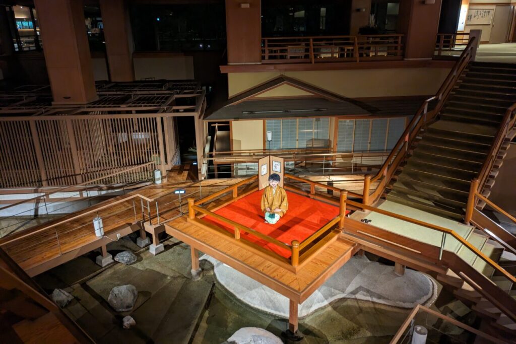大川荘での記念撮影