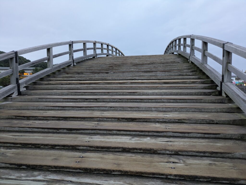 錦帯橋のアーチ構造