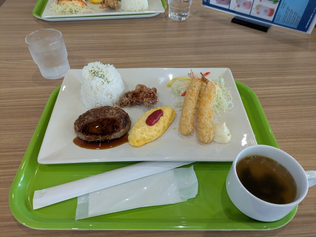 錦帯橋ソラカフェの食事