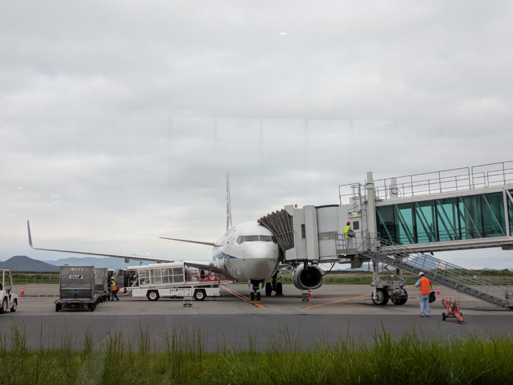 岩国錦帯橋空港の飛行機