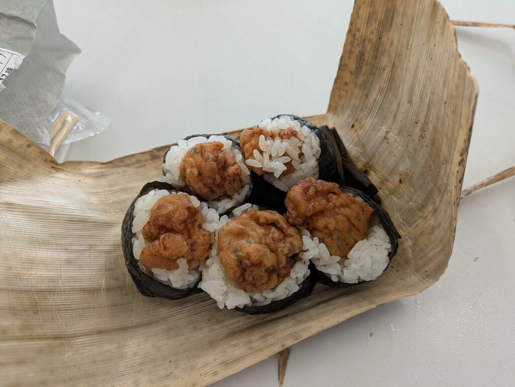 地雷也の天むす