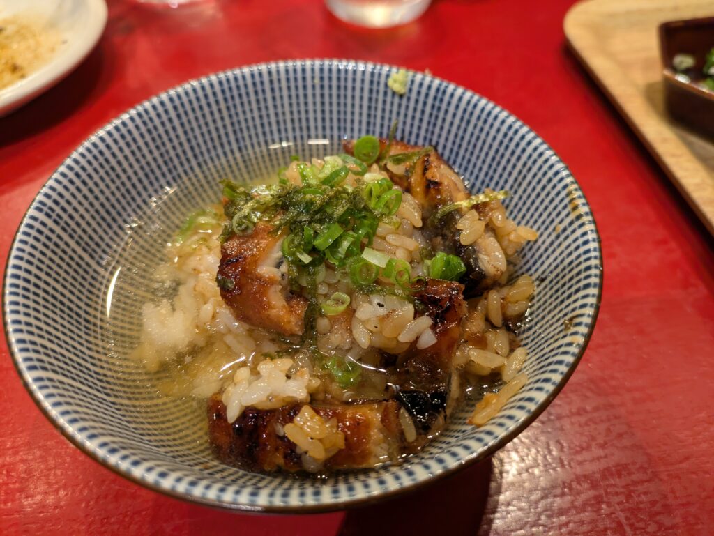 お茶漬けにしたひつまぶし