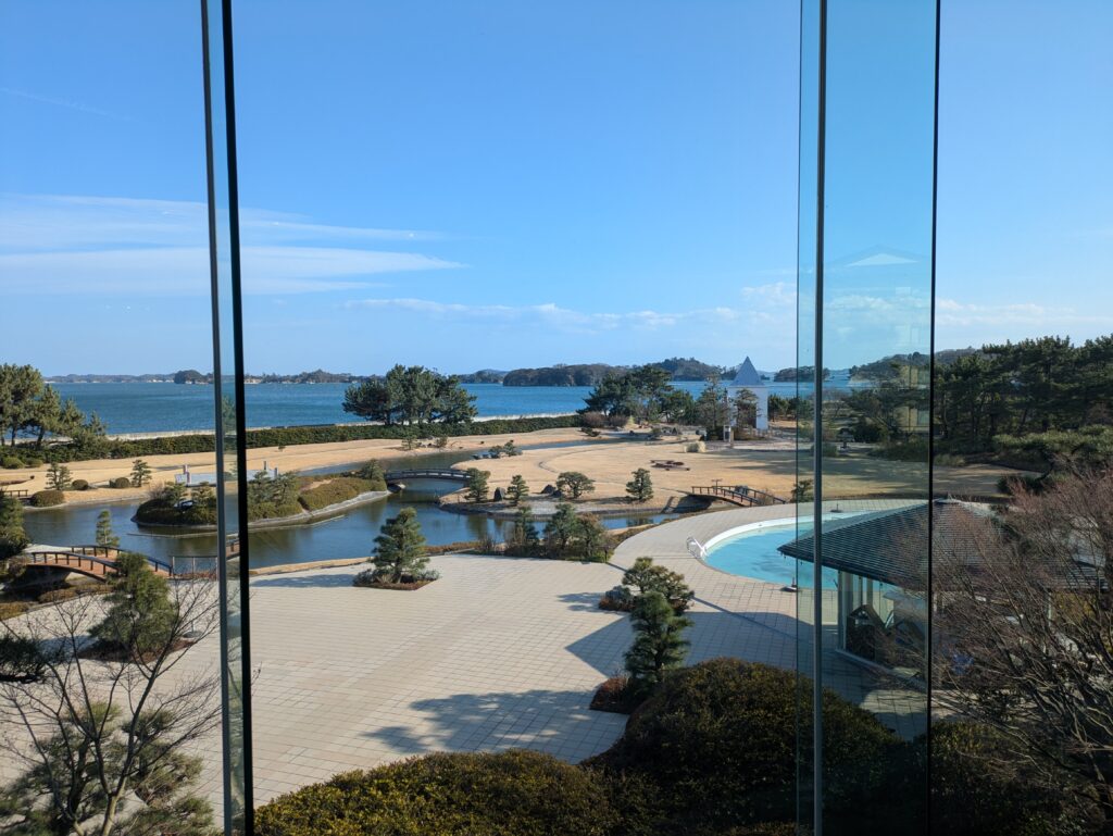 一の坊ラウンジからの景色