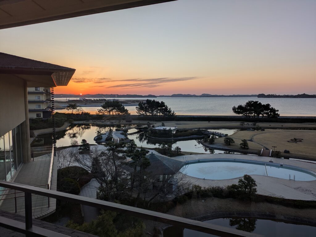 一の坊から見る日の出