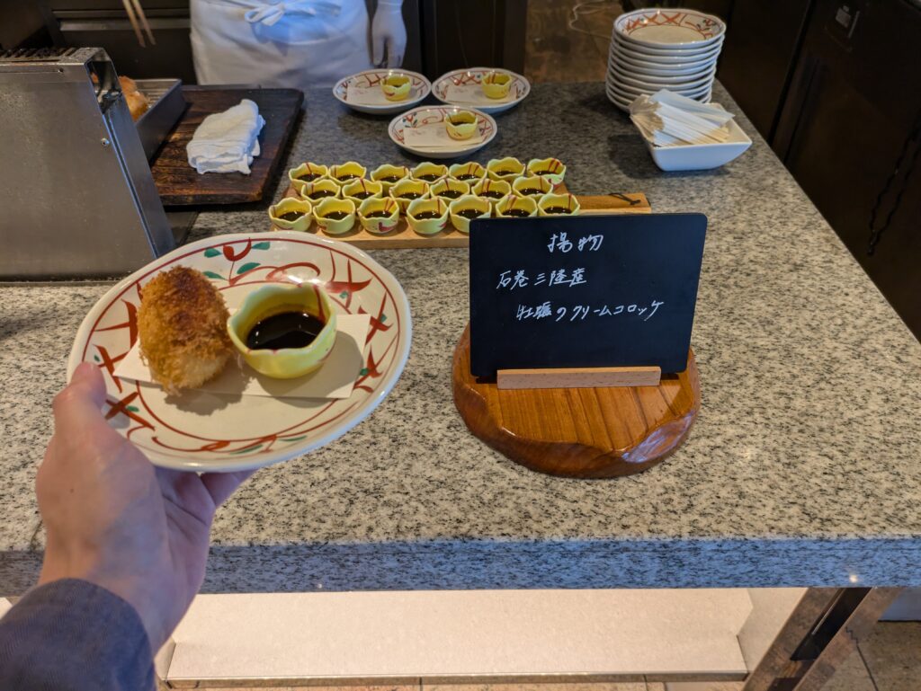 牡蠣のクリームコロッケ
